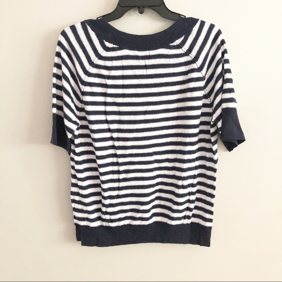 Talbots Striped Linen Top - Picture 4 of 5